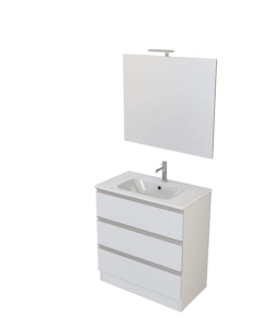 MOBILE BAGNO "CANOVA" BIANCO OPACO, 80 CM